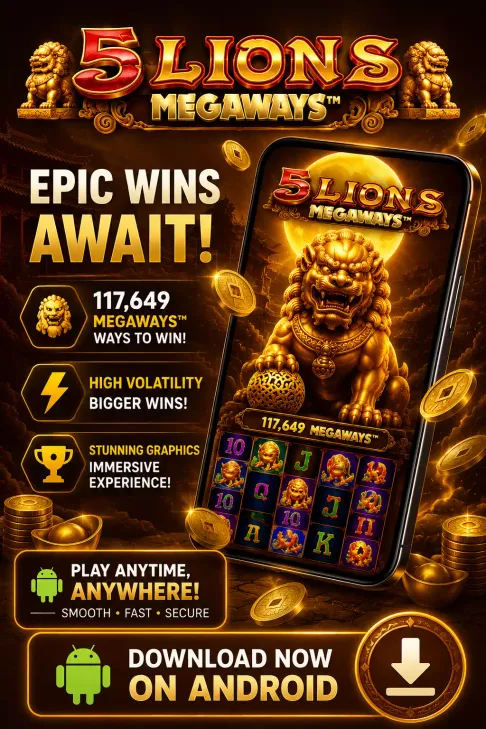 Download 5 Lions Megaways Android EN 1