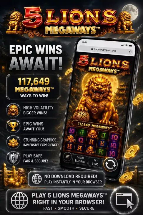 Download 5 Lions Megaways Browser EN 2